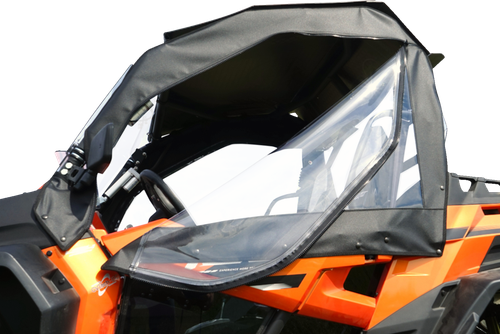 SEIZMIK - 51-20984 - Soft Enclosure - Upper - Black/Clear - CF Moto - ZForce