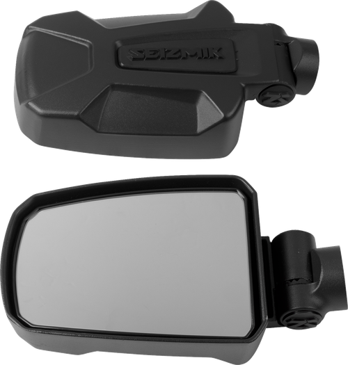 SEIZMIK - 56-18110 - Mirrors - Pursuit - Side View - Rectangle - Black - 1.75”/2” ROPS