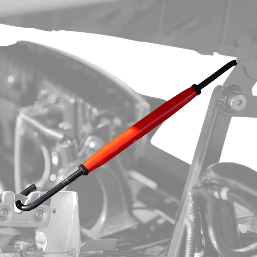 SHOW CHROME - 44-110 - Hood Rod - Adjustable - Polaris Slingshot