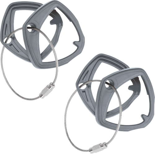 SHOW CHROME - 41-182E - Key Covers - Gray - Can-Am - Spider
