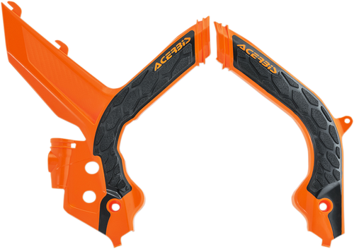 ACERBIS - 2783155225 - X-Grip Frame Guards - '16 OEM Orange/Black - KTM