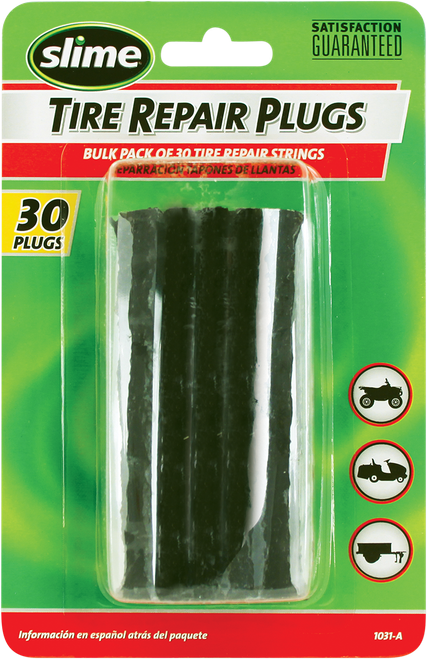 SLIME - 1031-A - Repair Plugs - Tire - Black - 30 Pack