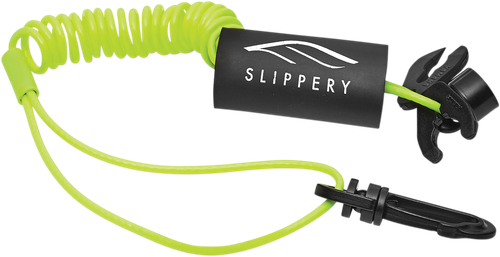 SLIPPERY - 4850-0078 - Lanyard with Snap Hook - Kill Switch - Neon Yellow