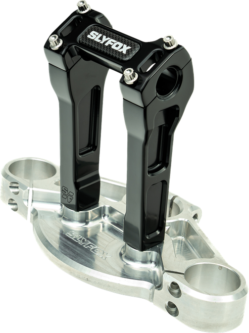 SLYFOX - SF-1001-06-B - Handlebar Riser Kit - Straight - 1” Clamping - 6” Rise - Black