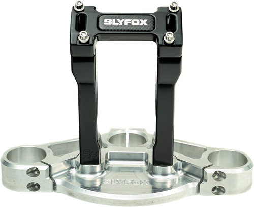 SLYFOX - SF-1003-06-B - Handlebar Riser Kit - Straight - 1-1/8” Clamping - 6” Rise - Black