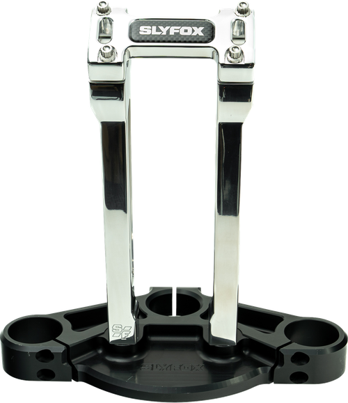 SLYFOX - SF-1003-10-R - Handlebar Riser Kit - Straight - 1-1/8” Clamping - 10” Rise - Raw