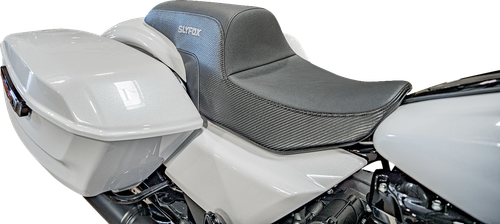 SLYFOX - 4685B-Slyfox - Drifter Tour Seat - Vinyl w/ Slipstop - Gray Logo - FL '23-'24