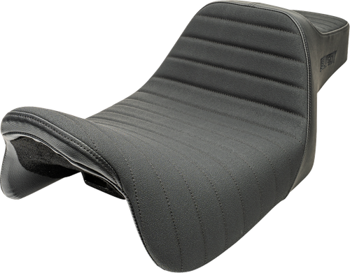 SLYFOX - 4710A-SlyFox - Highnoon Seat - Vinyl - Classic Stitch - Black Logo - FLH/FLT '08-'24