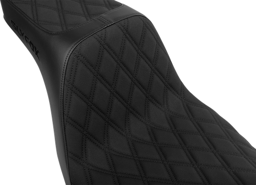 SLYFOX - 4701C-SlyFox - High Noon Seat - Double Diamond - Black Logo - Black Stitch - FL/FX '18-'25