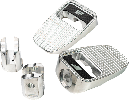 SLYFOX - SF-904-01-2 - Foot Pegs - Silver Polished - Front