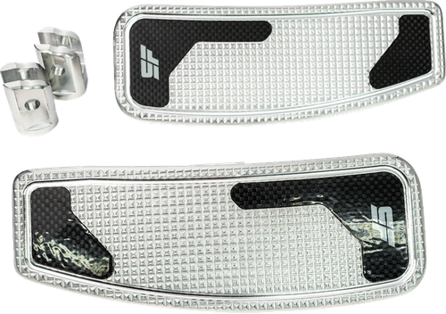 SLYFOX - SF-906-01-2 - Mini Floorboards - Chrome Polished - Male Mount - M8