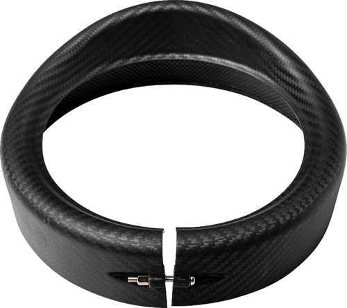 SLYFOX - 1508-3112 - Headlight Trim w/ Visor - 7” - Matte