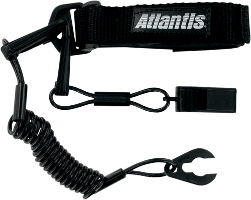 ATLANTIS - A8130PFW - Lanyard with Whistle - Yamaha - Black