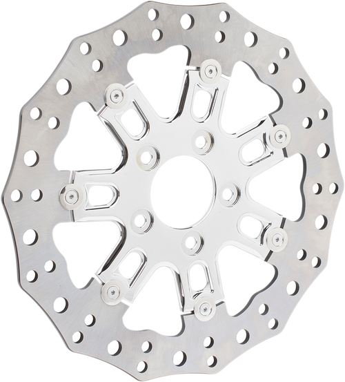 ARLEN NESS - 33-10302-202 - Front Rotor - 7 Valve - 11.8" - Chrome