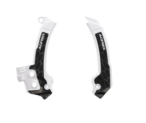 ACERBIS - 2979601035 - X-Grip Frame Guards - White/Black - Husqvarna