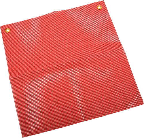 STEADYMATE - 9123 - Warning Flag - 18” x 18” - Mesh