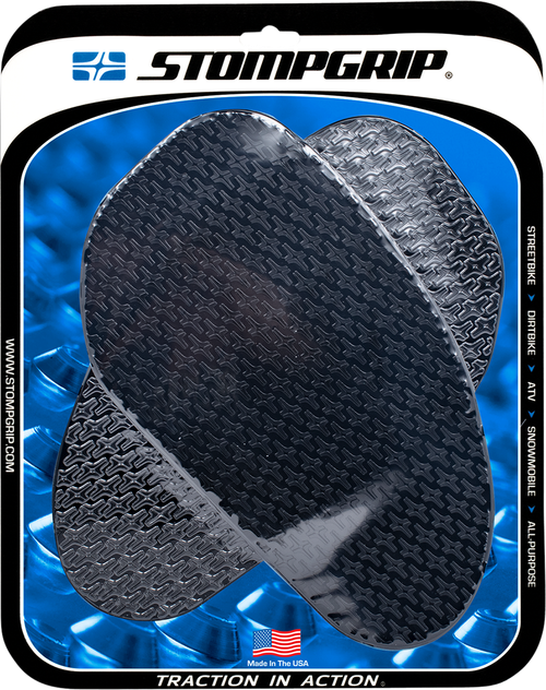 STOMPGRIP - 50-14-0001B - Tank Grips - Icon - Large - Black - Universal
