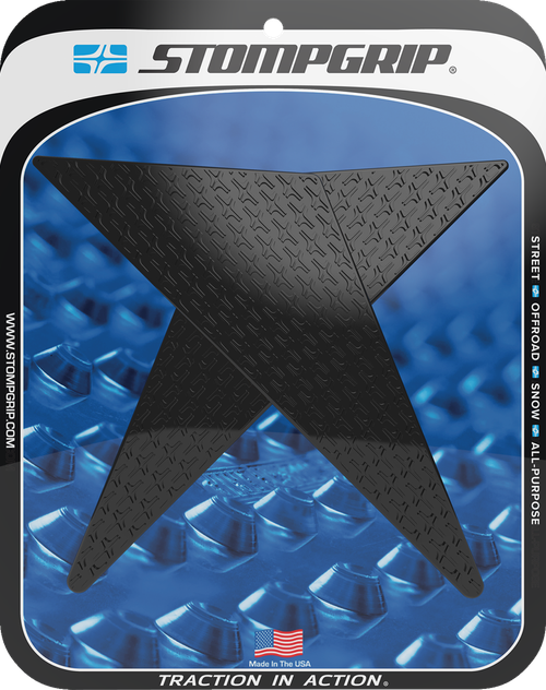STOMPGRIP - 55-14-0156B - Tank Grips - Icon - Black - Honda - GL '18-'25