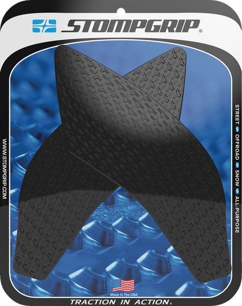 STOMPGRIP - 55-14-0161B - Tank Grips - Icon - Black - Honda - CB/CBR '19-'25