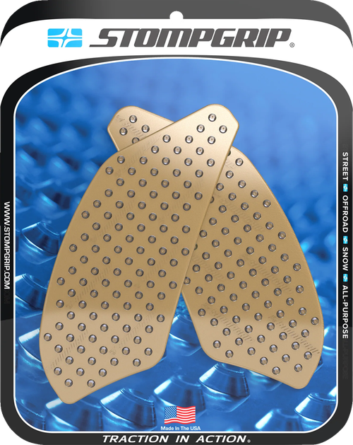 STOMPGRIP - 55-10-0200C - Tank Grips - Volcano - Clear - BMW - G '21-'25