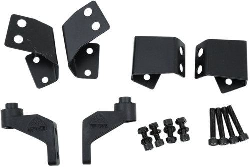 ATV-TEK - PMIRKIT-1 - Adapter - Mirror/Side View - Roll Cage - Black - Kit
