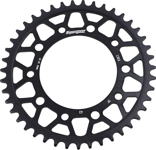 SUPERSPROX - RFE-1303-43-BLK - Steel Rear Sprocket - 43 Tooth