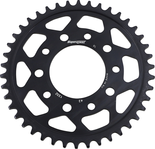 SUPERSPROX - RFE-1332-42-BLK - Steel Rear Sprocket - 42 Tooth