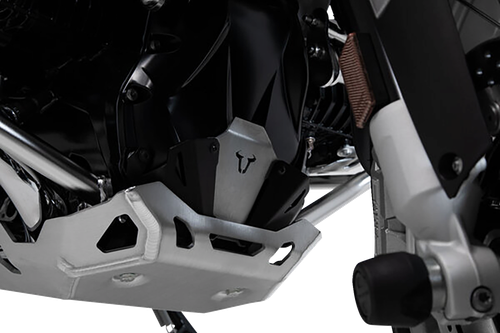 SW-MOTECH - MSS.07.781.10100/B - Engine Guard Extension - Front - Black/Silver - BMW - 1200/1250