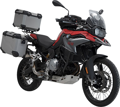 SW-MOTECH - ADV.07.897.75100/S - Adventure Luggage System - Silver - BMW GS '18-'24