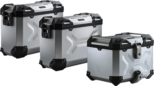 SW-MOTECH - ADV.01.890.75100/S - Adventure Luggage System - Silver - Honda Africa Twin Adventure Sport '18-'19