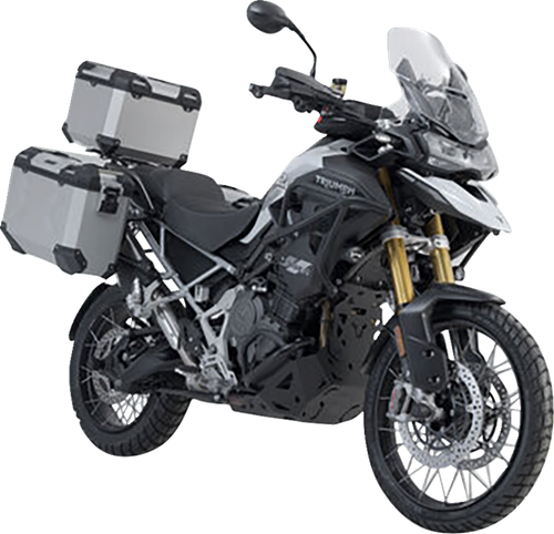 SW-MOTECH - ADV.11.905.75002/S - Adventure Luggage System - Silver - Triumph Tiger '20-'24