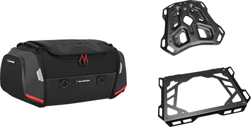 SW-MOTECH - GPT.11.747.30000 - Rackpack Tail Bag System - Black - Triumph Tiger 1200/800 '12-'19