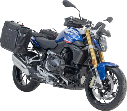SW-MOTECH - BC.SYS.07.573.21000B - SysBag Side Bag System - Black - BMW R1200R/R1250R '14-'24