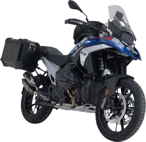 SW-MOTECH - KFT.07.975.70000/B - TRAX ADV Aluminum Case System - Black - BMW R 1300 GS '24