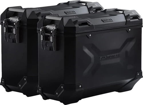 SW-MOTECH - KFT.22.140.70000/B - TRAX ADV Aluminum Case System - Black - Ducati Multistrada 1200 '10-'14