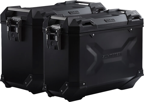SW-MOTECH - KFT.07.559.70001/B - TRAX ADV Aluminum Case System - Black - BMW F 650/700/800 GS '08-'18