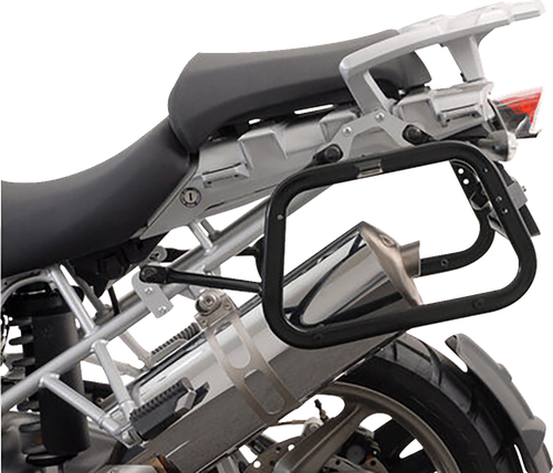 SW-MOTECH - KFT.07.311.70000/B - TRAX ADV Aluminum Case System - Black - BMW R 1200 GS '04-'13