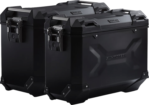 SW-MOTECH - KFT.07.897.70000/B - TRAX ADV Aluminum Case System - Black - BMW F 750/800/850/900 GS '18-'24