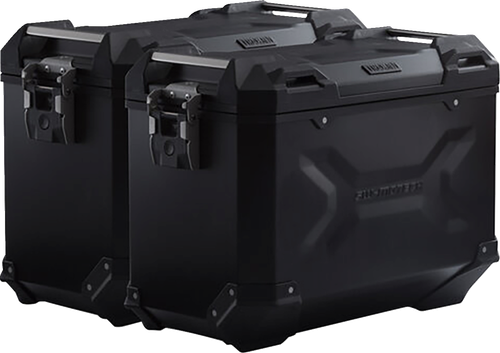SW-MOTECH - KFT.01.400.70101/B - TRAX ADV Aluminum Case System - Black - Honda CB/CBR/NX 500 '13-'24