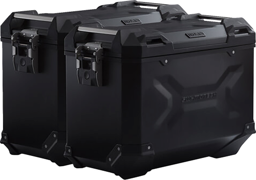 SW-MOTECH - KFT.01.660.70100/B - TRAX ADV Aluminum Case System - Black - Honda VFR1200X '11-'17