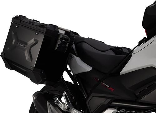 SW-MOTECH - KFT.01.699.70101/B - TRAX ADV Aluminum Case System - Black - Honda NC750 '16-'20