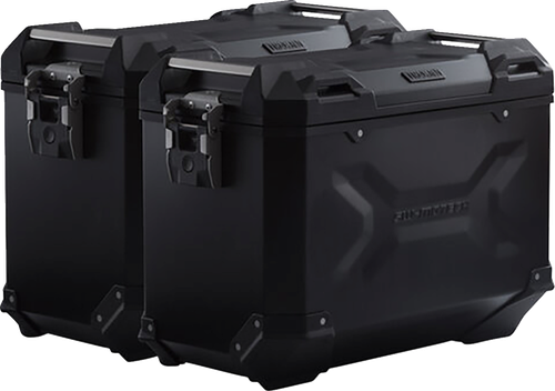 SW-MOTECH - KFT.22.114.70102/B - TRAX ADV Aluminum Case System - Black - Ducati Multistrada 950/1200/1260/V2 '15-'24