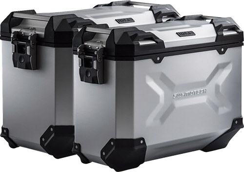 SW-MOTECH - KFT.11.905.70002/S - TRAX ADV Aluminum Case System - Silver - Triumph Tiger 1200 '22-'24