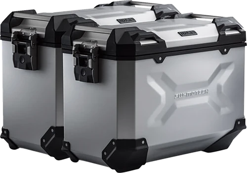 SW-MOTECH - KFT.07.592.70101/S - TRAX ADV Aluminum Case System - Silver - BMW S 1000 XR '15-'19