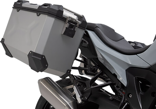 SW-MOTECH - KFT.07.954.70101/S - TRAX ADV Aluminum Case System - Silver - BMW S 1000 XR '19-'24