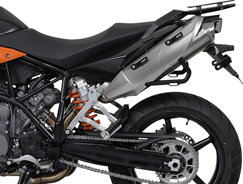 SW-MOTECH - KFT.04.621.70100/S - TRAX ADV Aluminum Case System - Silver - KTM Super Moto 950/990 '05-'13