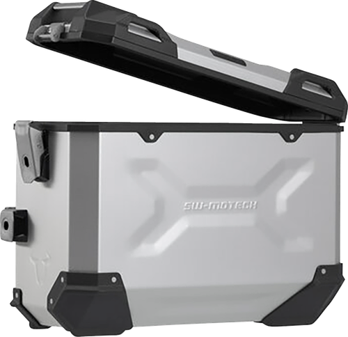 SW-MOTECH - KFT.05.876.70101/S - TRAX ADV Aluminum Case System - Silver - Suzuki V-Strom 650 '16-'24