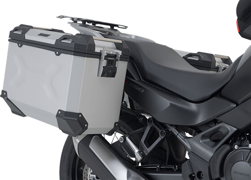 SW-MOTECH - KFT.01.070.70100/S - TRAX ADV Aluminum Case System - Silver - Honda XL750R Transalp '24