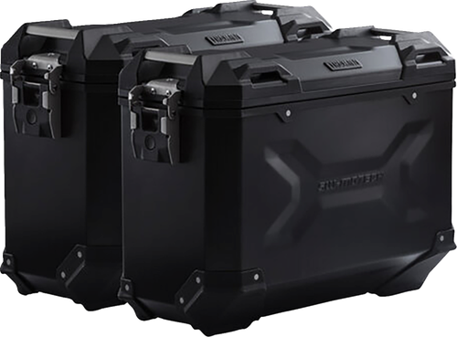 SW-MOTECH - KFT.22.822.70200/B - TRAX ADV Aluminum Case System - Black - Ducati Multistrada V4 '21-'24