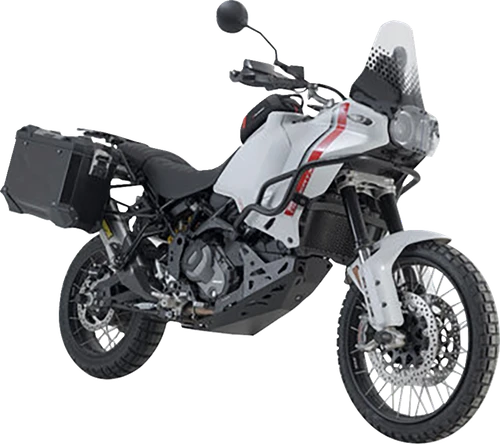 SW-MOTECH - KFT.22.995.70100/B - TRAX ADV Aluminum Case System - Black - Ducati DesertX '22-'24